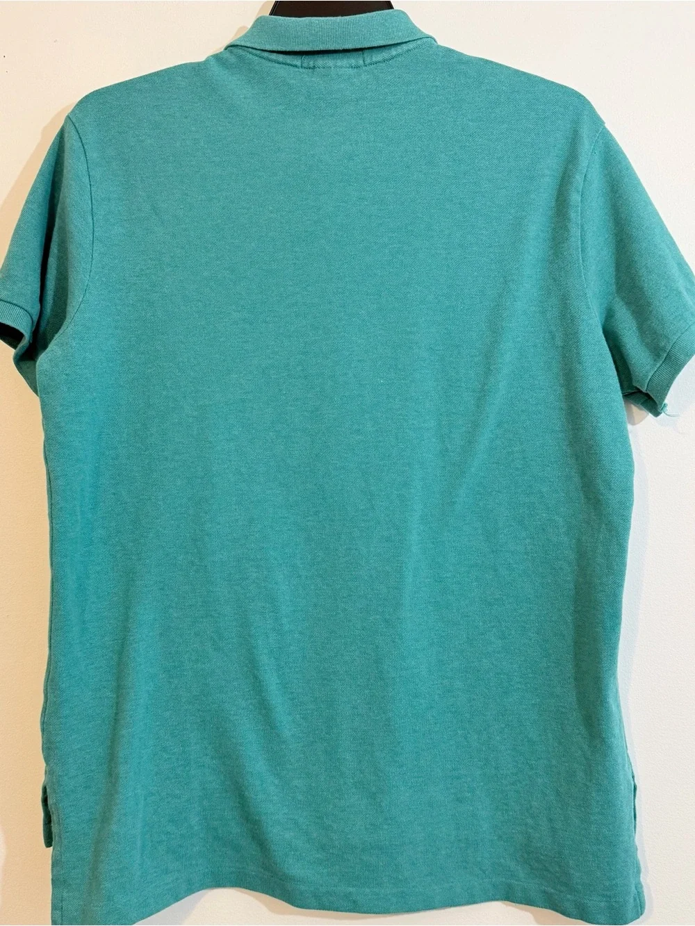 Polo Ralph Lauren Custom Fit Polo Shirt XL Turquoise Purple Pony